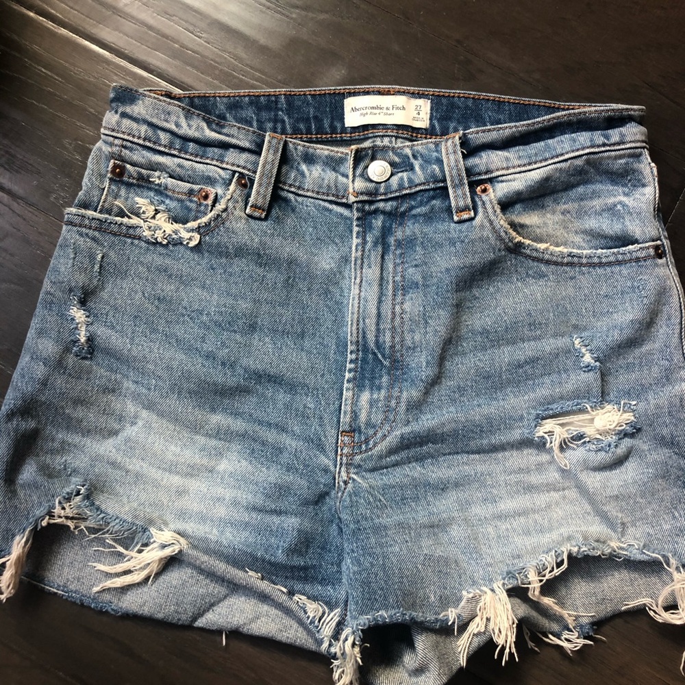 Abercrombie high rise shorts